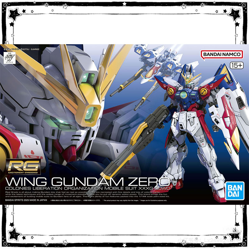 Bandai Model Gundam Rg - 在庫ありバンダイガンダムモデルキットアニメフィギュア RG 1/144 ウイングガンダムゼロアニメアクションフィギュアコレクション組立モデルおもちゃギフト