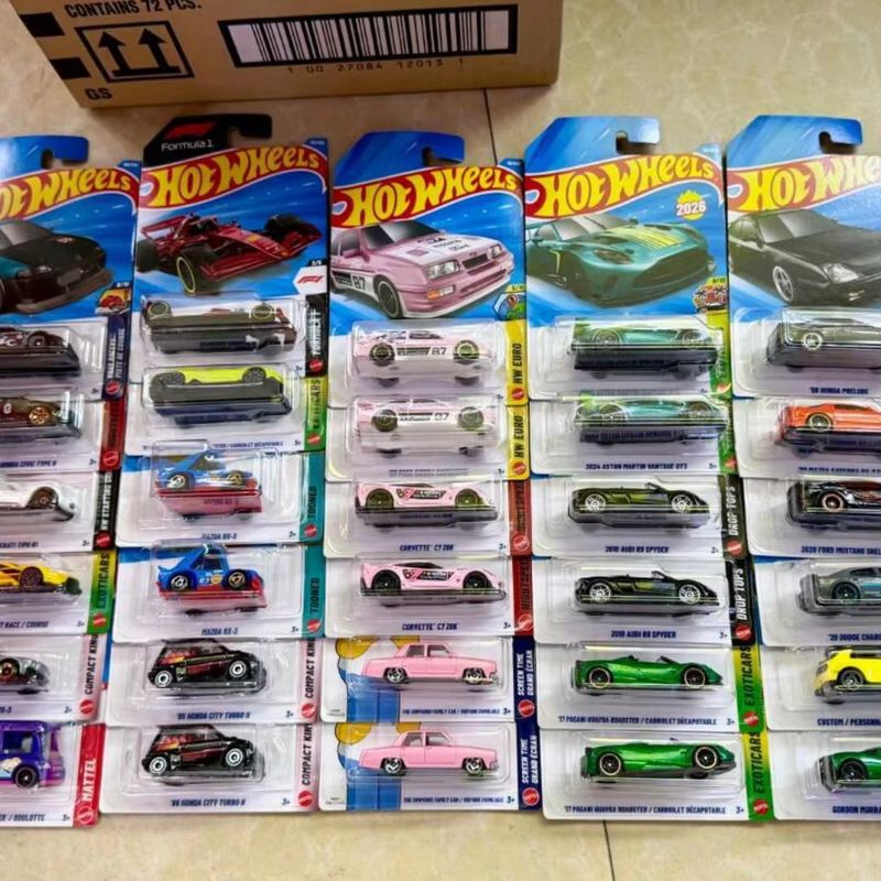 Hot Wheels Car Mainline - 新しいホットウィール 2026 F ケース 1/64 メインライン