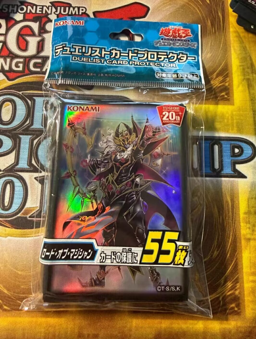 Card Penny Sleeve - 55 個遊戯王コナミデュエルモンスターズエンディミオン、魔法の強大な師公式コレクション密封カードプロテクターデュエリストスリーブ
