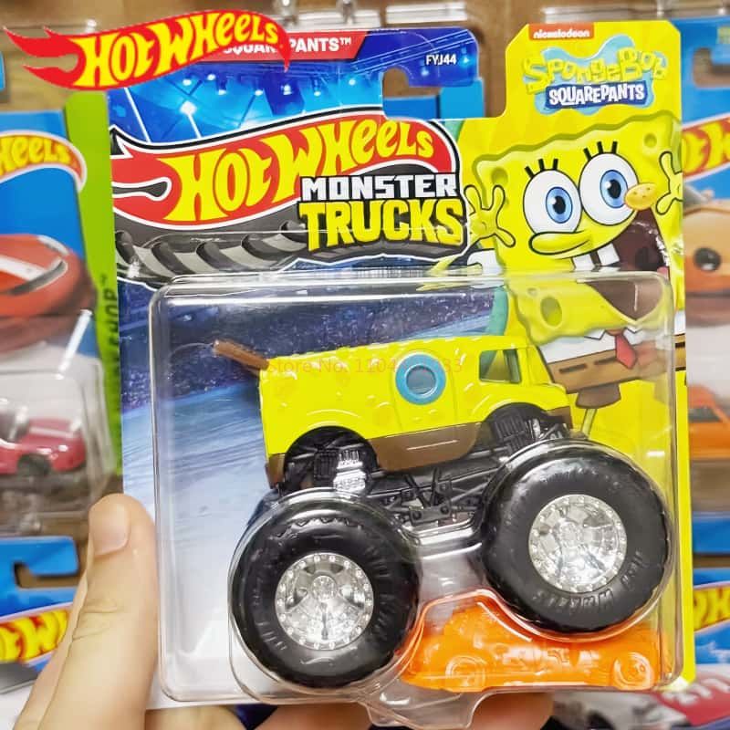 Hot Wheels Car Monster Trucks - 新しい26Eホットウィールモンスタートラック ビッグフットトラック ダイキャスト合金製コレクタブルモデルおもちゃ 大型タイヤ オフロード FYJ44