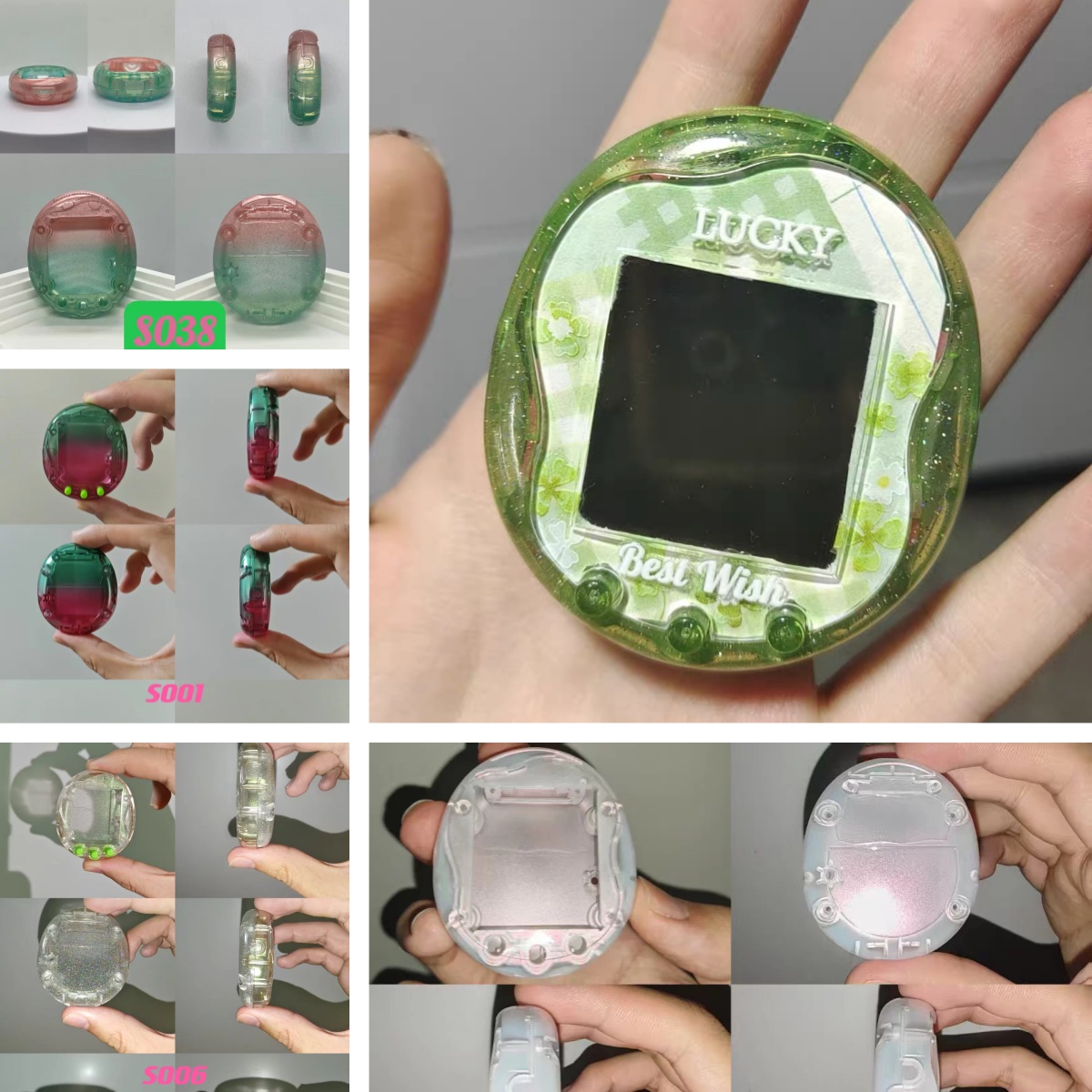 新しい本物のバンダイたまごっちユニ交換用ケースとたまごっちの - Bandai Model Tamagotchi のレビューと価格