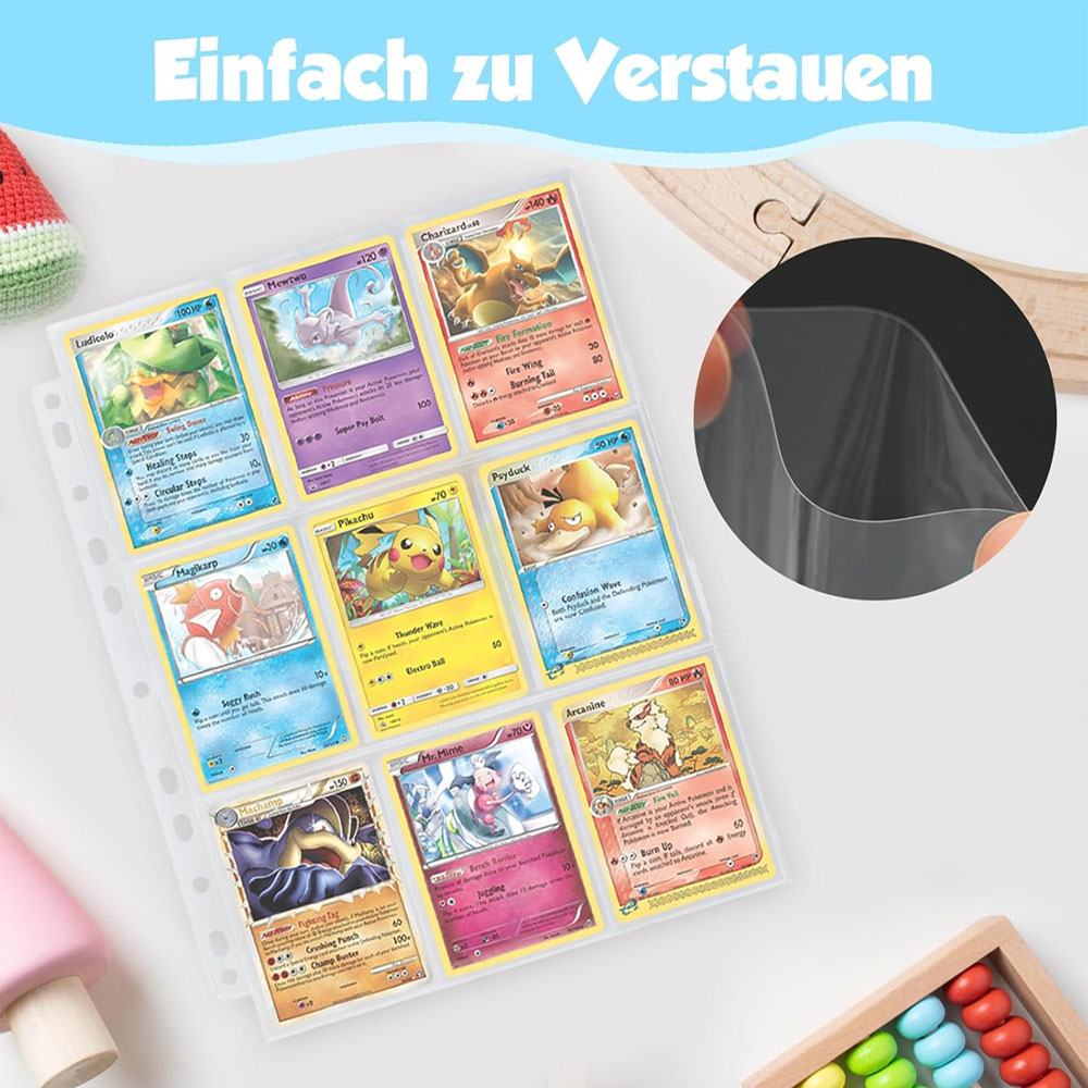 90ポケットトレーディングカードスリーブ＆A4カードコレクシ - Trading Card Binder のレビューと価格