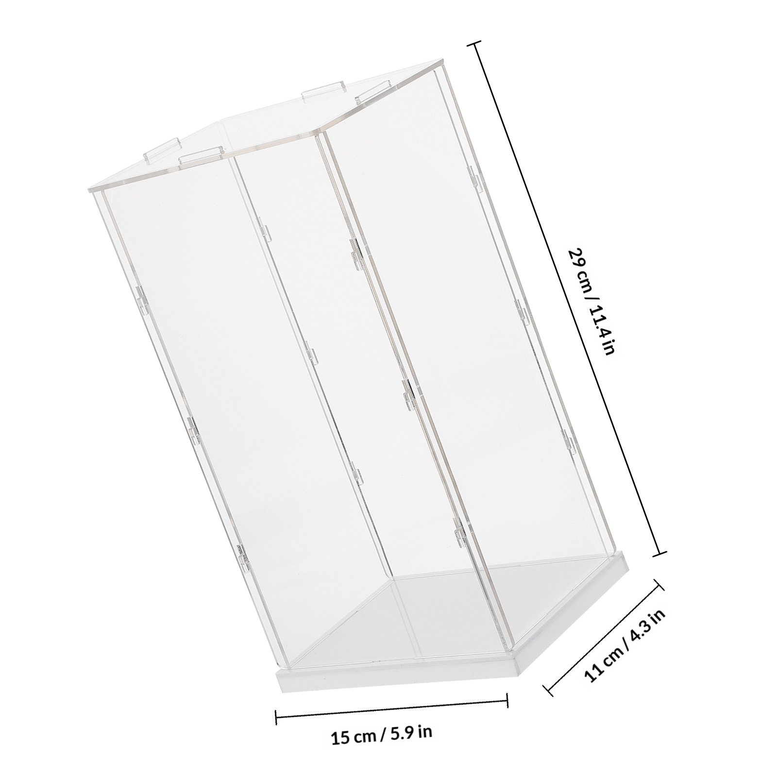 1個入りアクリル製ディスプレイボックス 透明ショーケース コ - Display Case Acrylic のレビューと価格