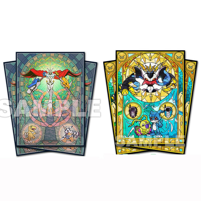 60枚/セット デジモンアドベンチャー オメガモン インペリ - Card Penny Sleeve のレビューと価格