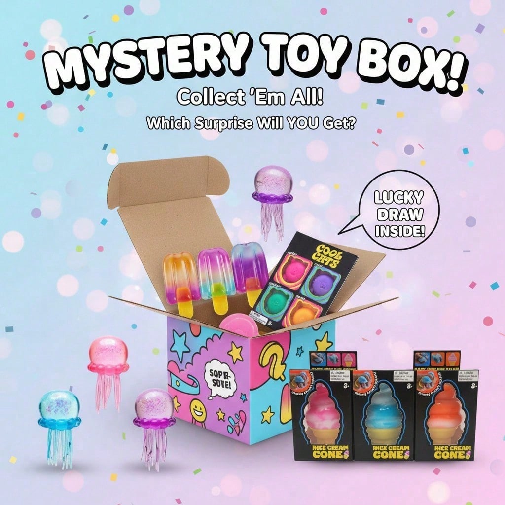 100個以上入りアソートスクイーズフィギュアブラインドボック - Mystery Box Blind Bag のレビューと価格