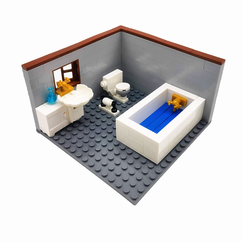 互換性のあるクラシックシティブロックハウス家具 MOC 子供 - Lego Set City のレビューと価格
