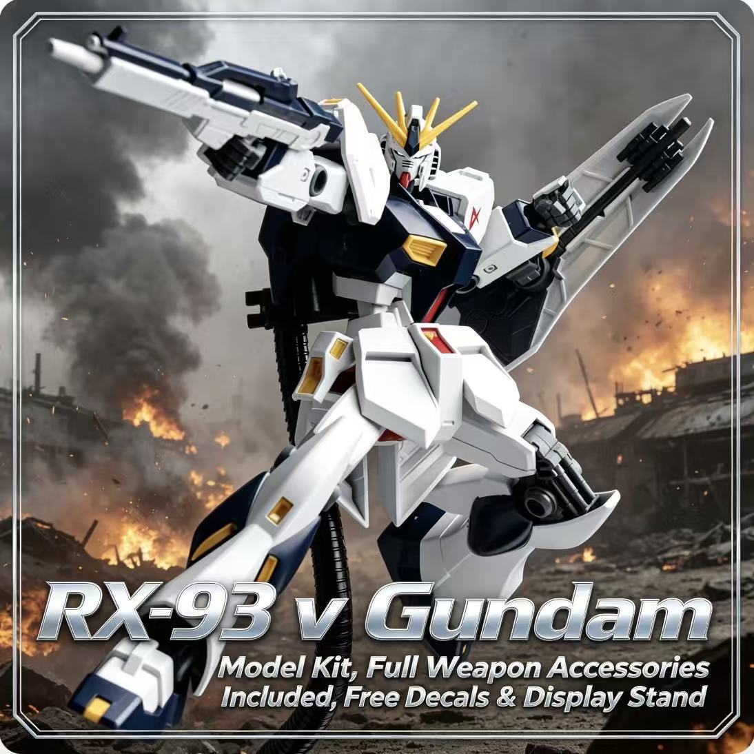 93HG 1/144 エントリーグレード RX-93 V ガ - Bandai Model Gundam Hg のレビューと価格